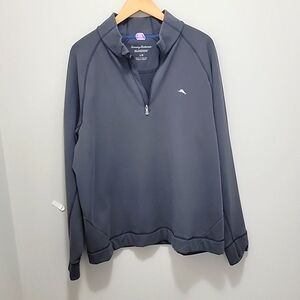 Tommy Bahamas Island Zone Pullover. Men's Sz L P/P 22" L 28" Grey.